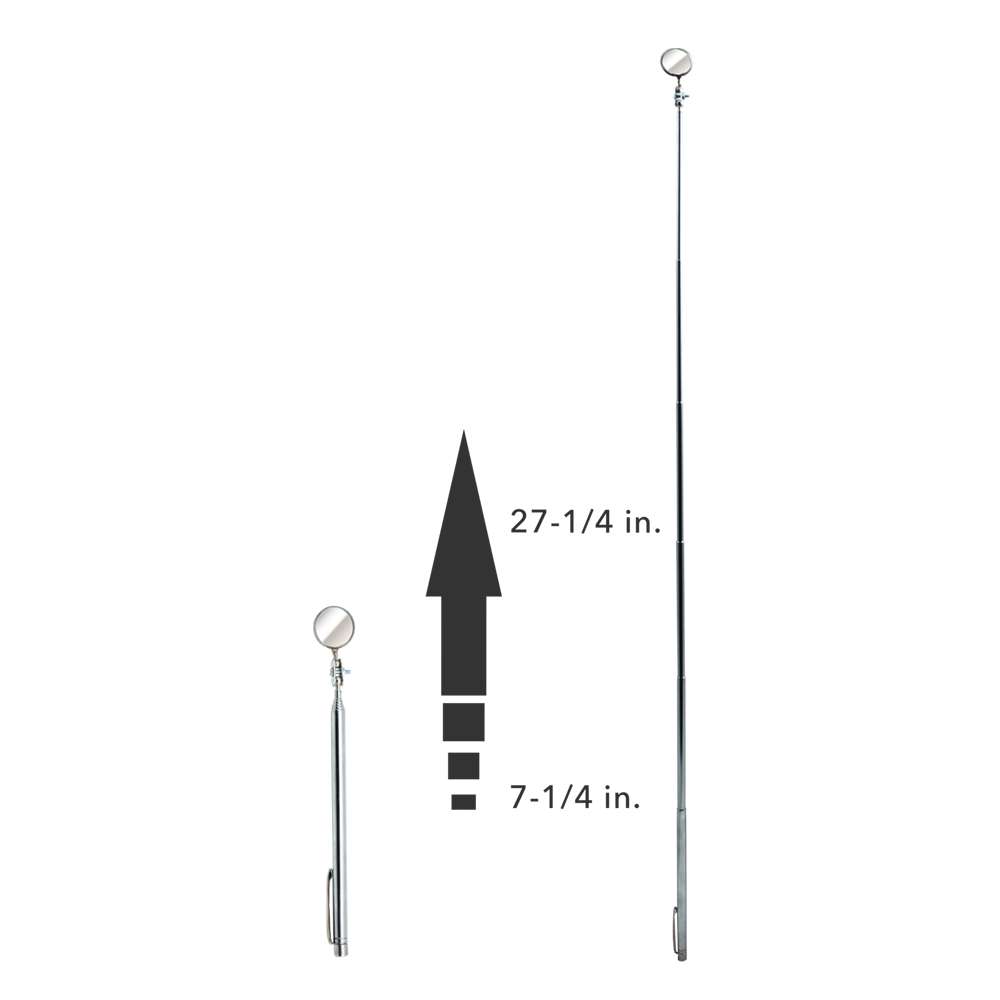 A-2TM - Round 7/8" Telescoping Inspection Mirror and Magnetic Pick-Up Tool