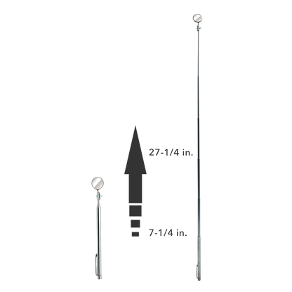 A-2TM - Round 7/8" Telescoping Inspection Mirror and Magnetic Pick-Up Tool