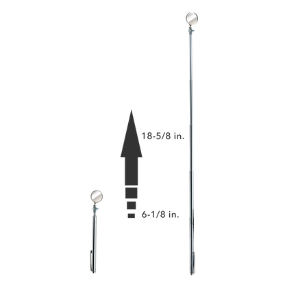 A-2T - Round 7/8" Telescoping Inspection Mirror