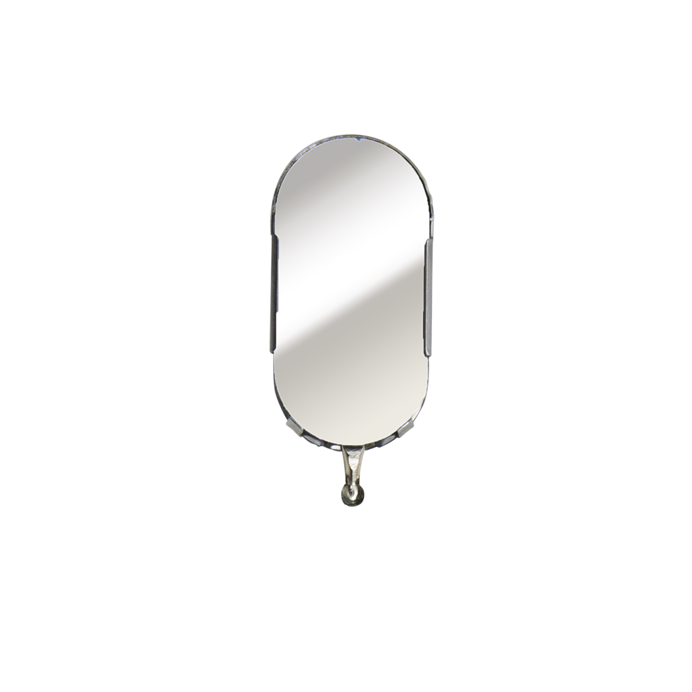 B-2HD - Oval 1" x 2" Inspection Mirror, Head Assembly Only