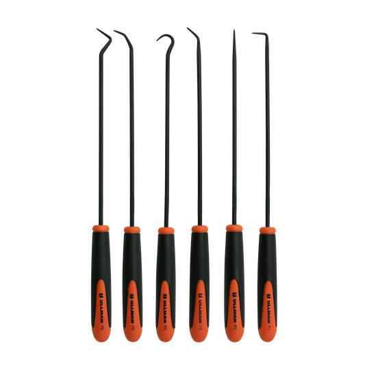 CHP6-LP - 9-3/4" Long 6 Piece Hook and Pick Set With Nylon Pouch