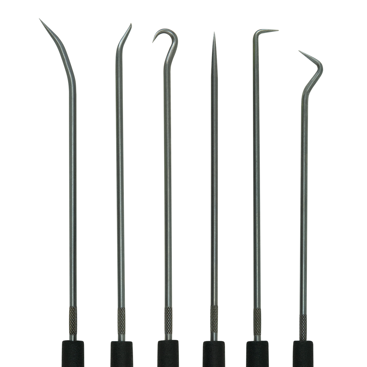 CHP6-L - 9-3/4" Long 6 Piece Hook and Pick Set