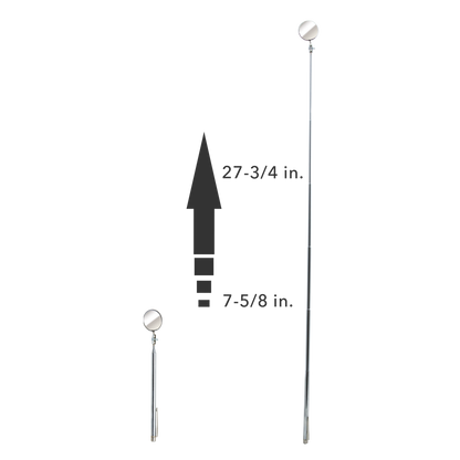 E-2TM - Round 1-1/4" Telescoping Inspection Mirror and Magnetic Pick-Up Tool