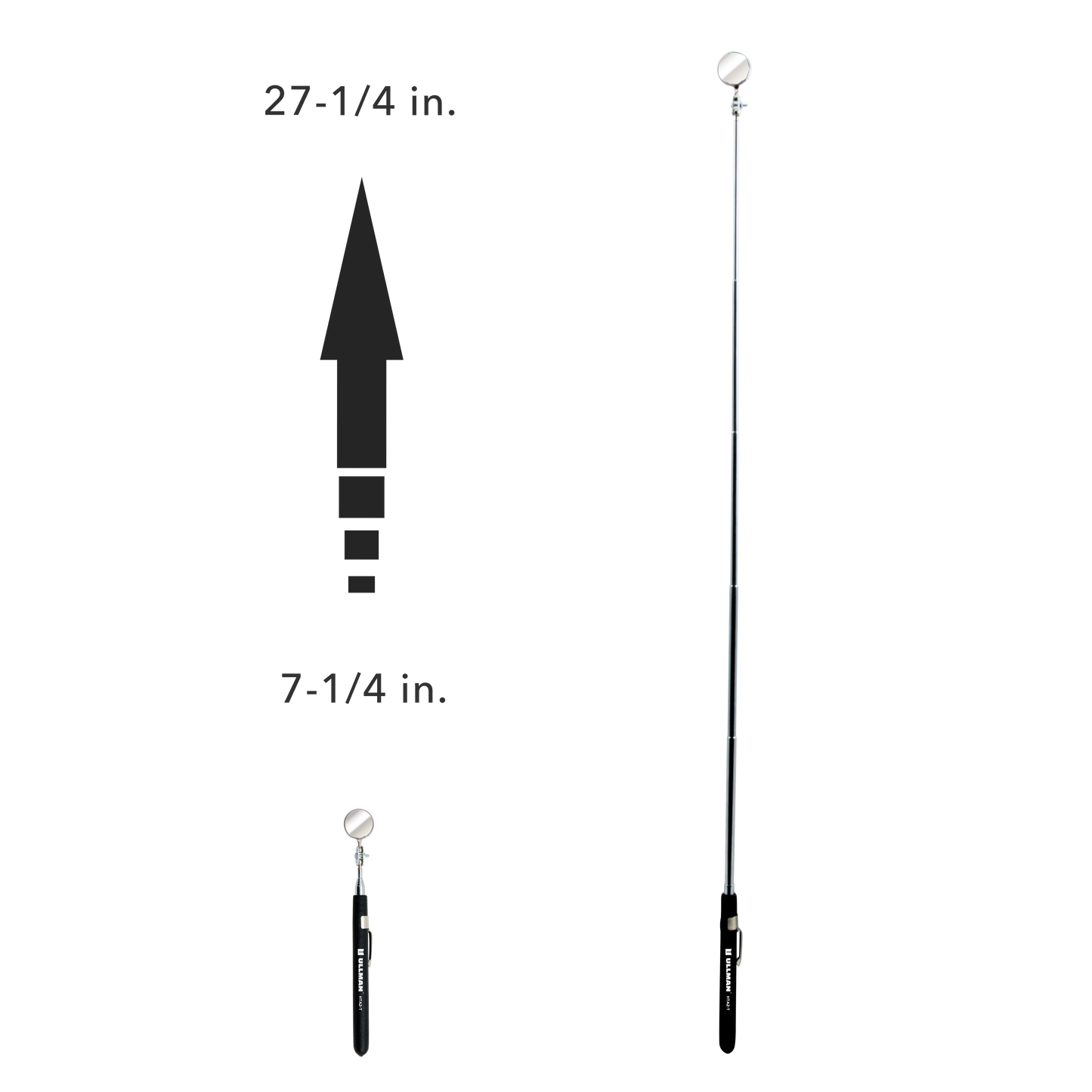 HTA2-T - Round 7/8" Telescoping Inspection Mirror