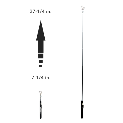 HTA2-T - Round 7/8" Telescoping Inspection Mirror