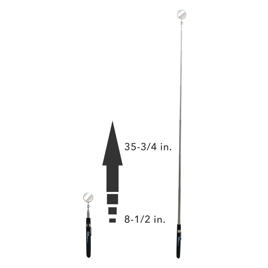 HTE-2 - Round 1-1/4" Telescoping Inspection Mirror