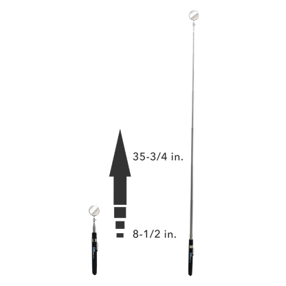 HTE-2 - Round 1-1/4" Telescoping Inspection Mirror