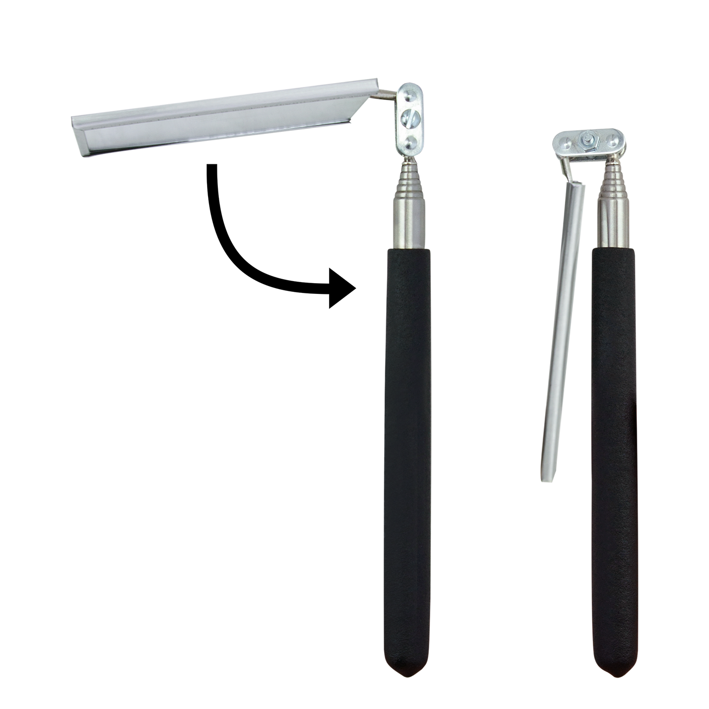 HTK-2L - Rectangular Telescoping Inspection Mirror