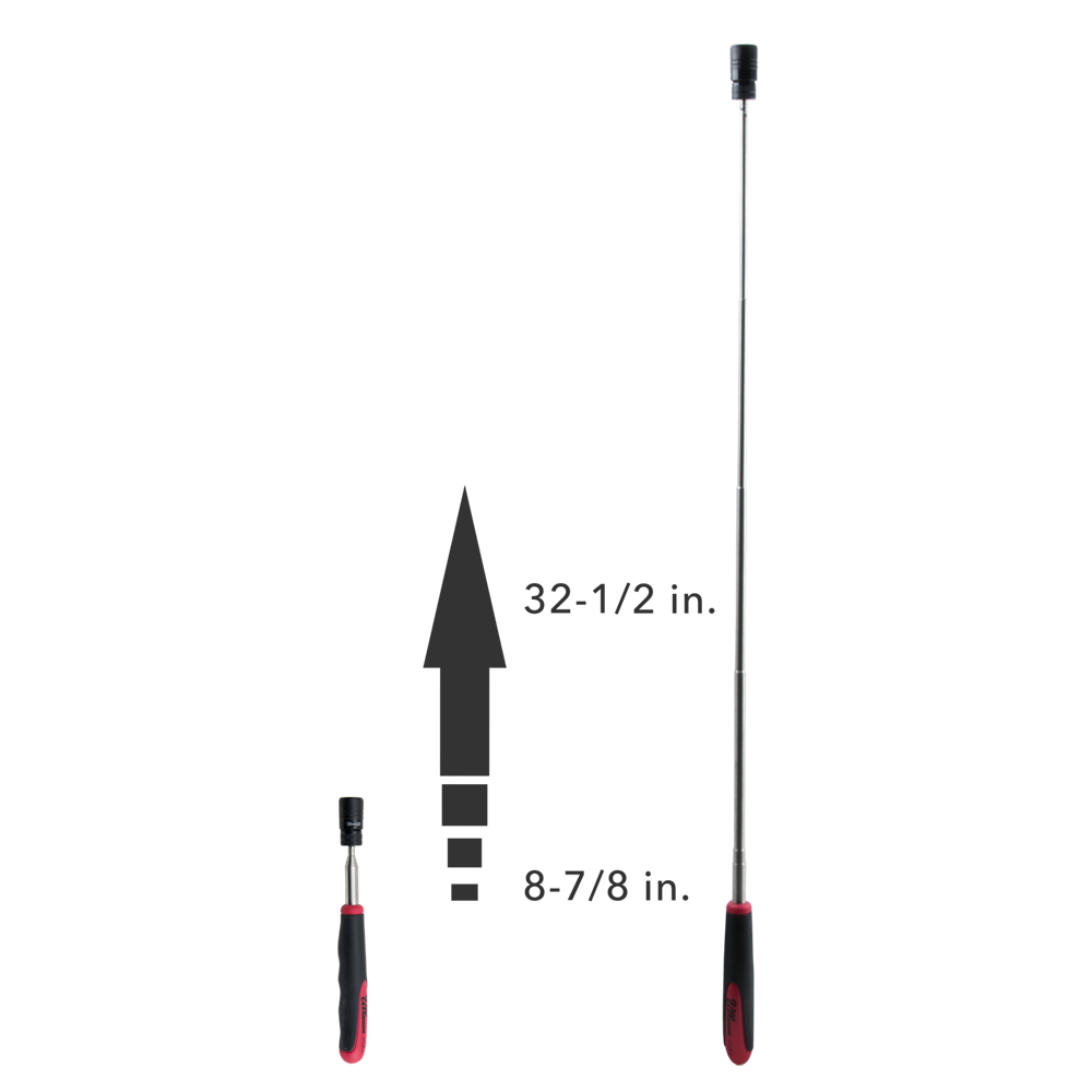 HTLP-2 - Lighted Telescoping Magnetic Pick-Up Tool with POWERCAP® and LED Light