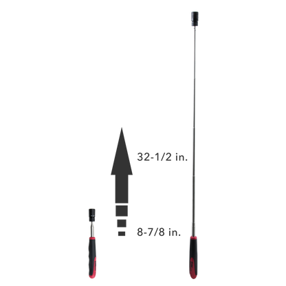 HTLP-2 - Lighted Telescoping Magnetic Pick-Up Tool with POWERCAP® and LED Light