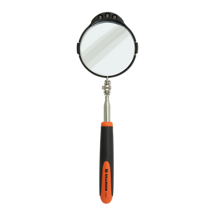 HTS-2LT - Round 3-3/8" Telescoping LED Lighted Inspection Mirror