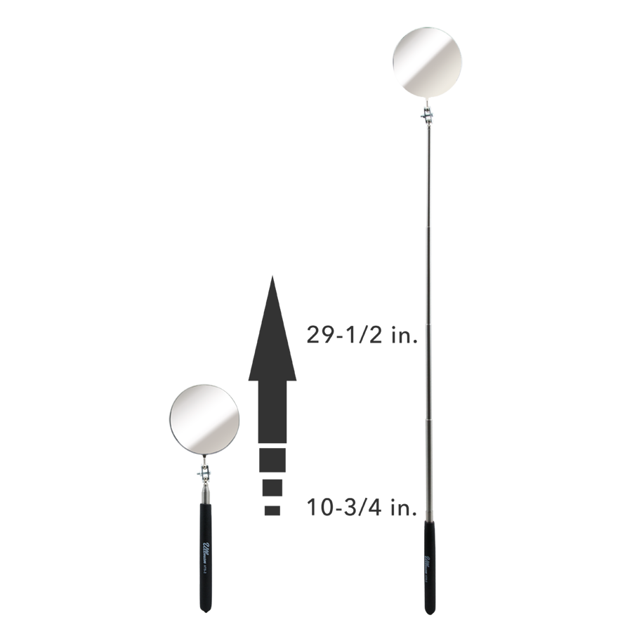 HTS-2 - Round 3-1/4" Telescoping Inspection Mirror