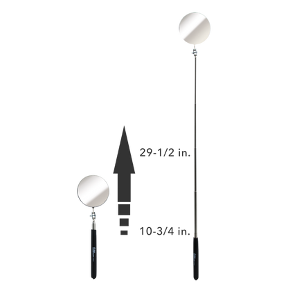 HTS-2 - Round 3-1/4" Telescoping Inspection Mirror