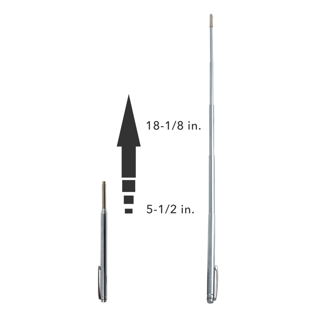 NO.10T - Pocket Size Telescoping Magnetic Pick-Up Tool