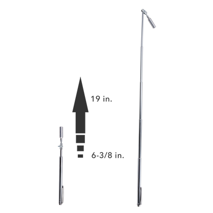 NO.4T - Pocket Size Super Strength Magnetic Pick-Up Tool with Rotating Head