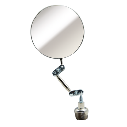 S-2X - Round 3-1/4" Inspection Mirror with Magnetic Base